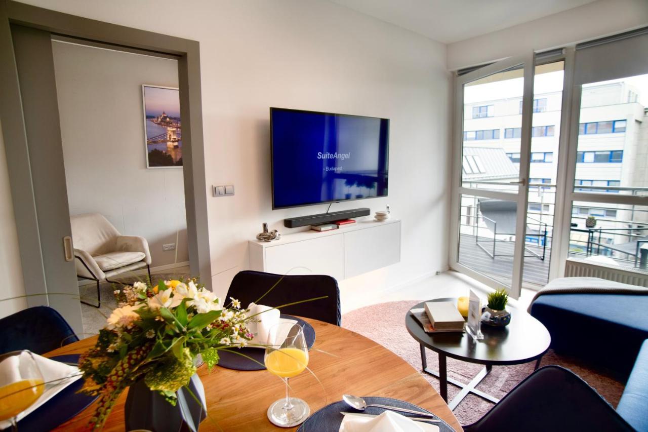 Suiteangel - Luxury Design Condo With Free Garage Budapest Exteriör bild